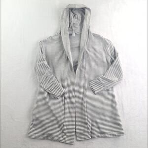 Daily Ritual Hooded Cardigan Pockets Lounge Coastal ElevatedBasic Women's Med